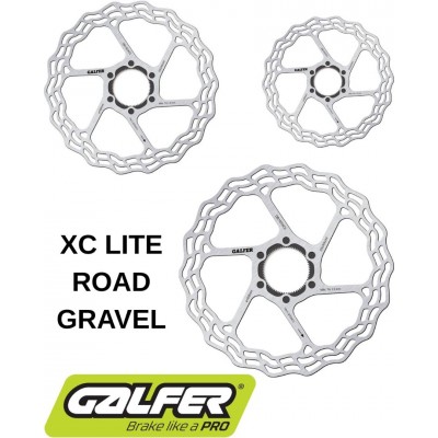 רוטור GALFER WAVE ROAD/GRAVEL CENTERLOCK